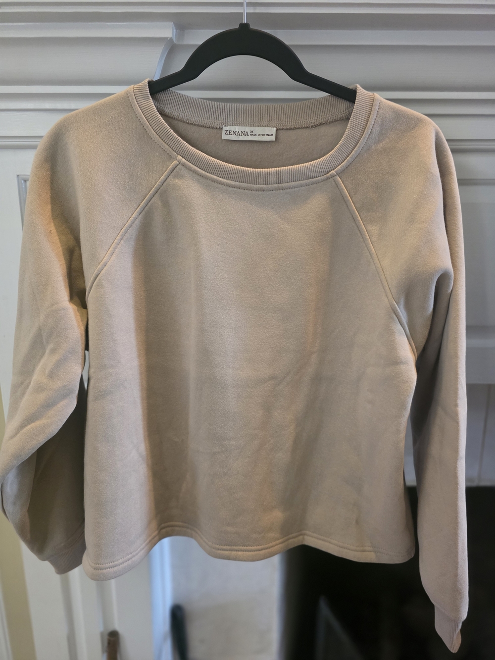Zenana Outfitters Beige Wide Leg Sweatpants - Picture 2 of 5